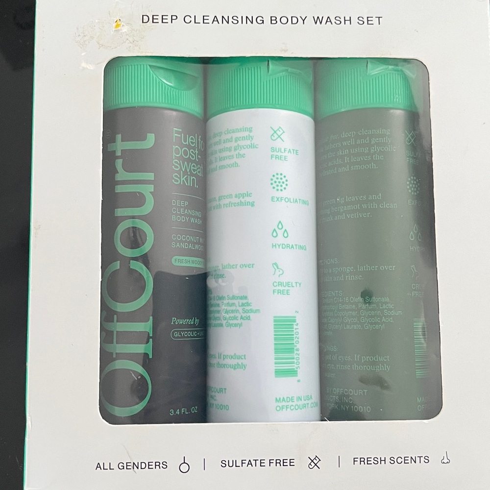 OffCourt Deep Cleansing Body Wash Set